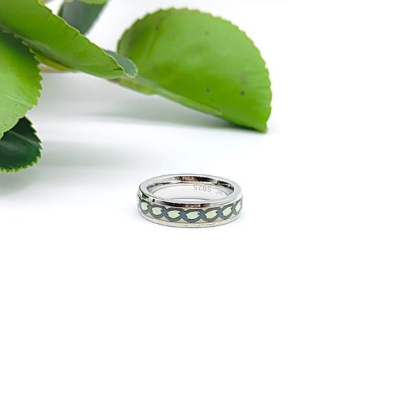Sterling Silver Engraved Ring - Image 3