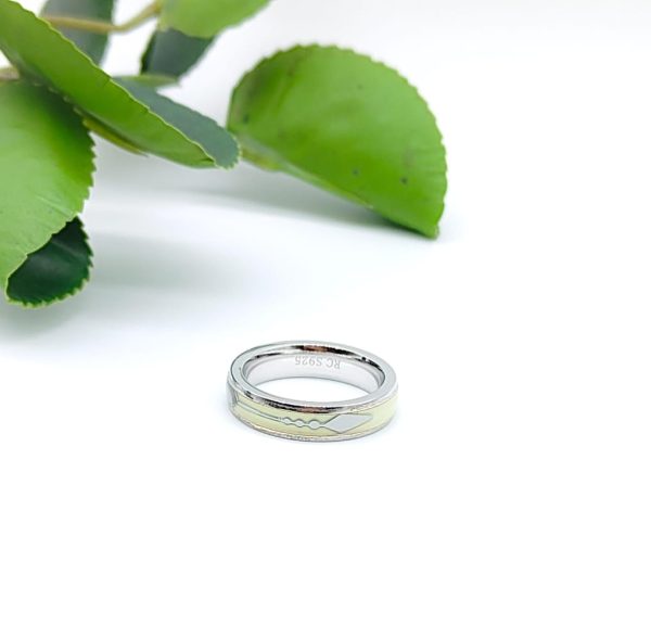Sterling Silver Engraved Ring - Image 7