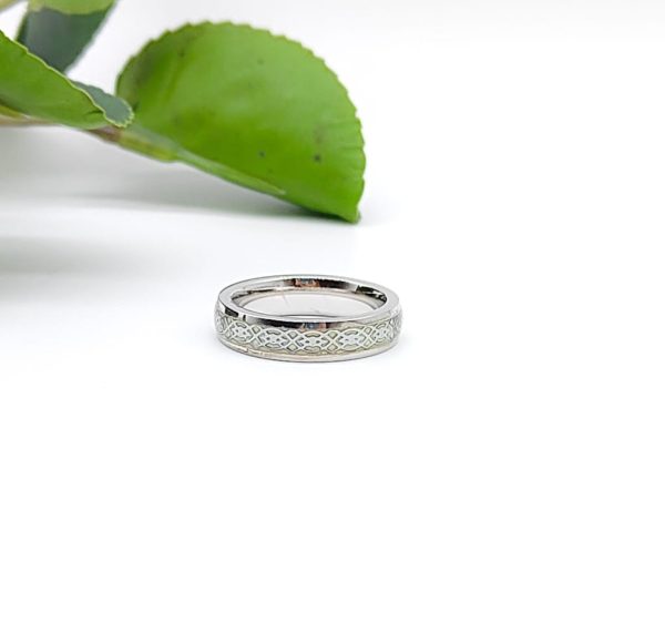 Sterling Silver Engraved Ring - Image 8